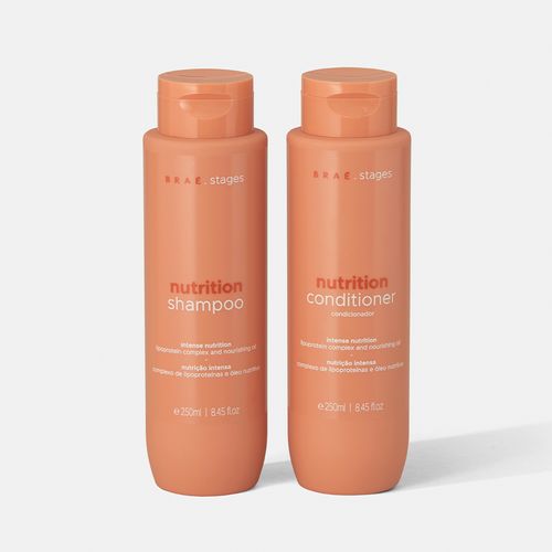 Kit Nutrição Braé Stages Shampoo + Condicionador