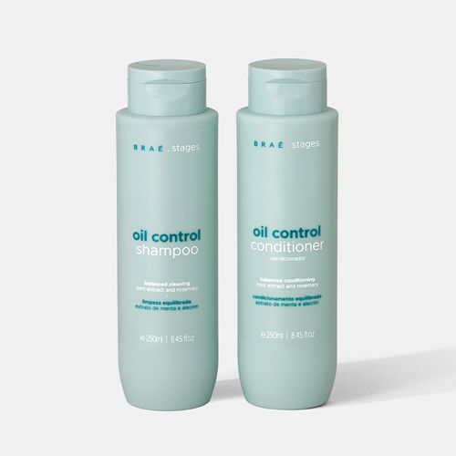 Kit Controle de Oleosidade Braé Stages Shampoo + Condicionador