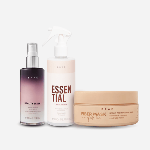 Kit Beauty Sleep + Fiber Mask + Essential Antiquebra