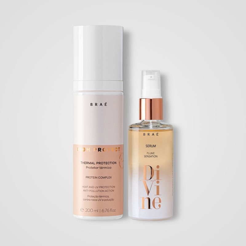 Kit-High-Protect-Leave-in---Divine-Serum-Plume-Sensation