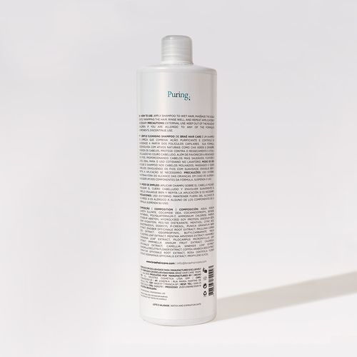 Braé Puring - Shampoo Antioleosidade 1L