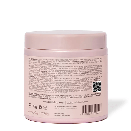 Braé Glow Shine - Máscara Brilho Radiante 500g