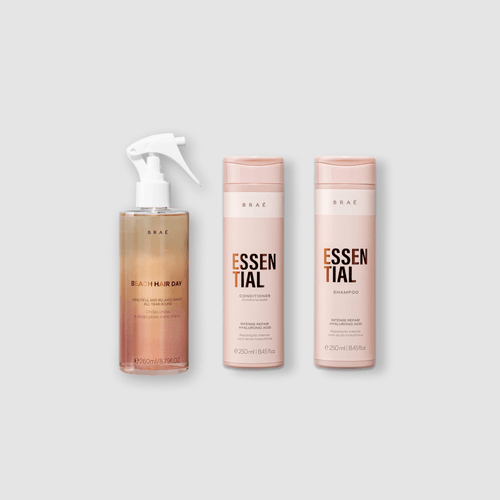 Kit Essential Shampoo + Condicionador + Beach Hair Day