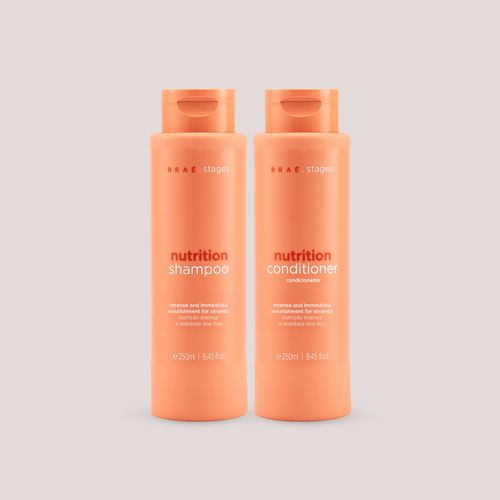 Kit Nutrição Braé Stages Shampoo + Condicionador