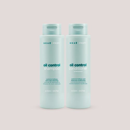 Kit Controle de Oleosidade Braé Stages Shampoo + Condicionador
