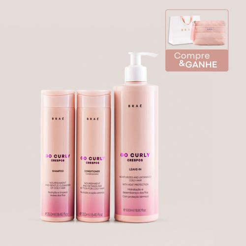 Kit Go Curly  Crespos Trio Leave-in