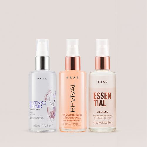 Kit 3 Óleos - Intense + Essential + Revival