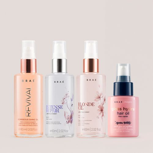 Kit 4 Óleos - Revival + Blonde Oil + Intense + Hydra