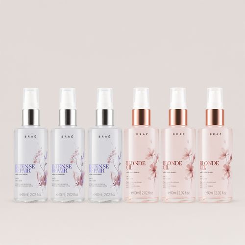 Kit 6 Óleos - Intense + Blonde Oil