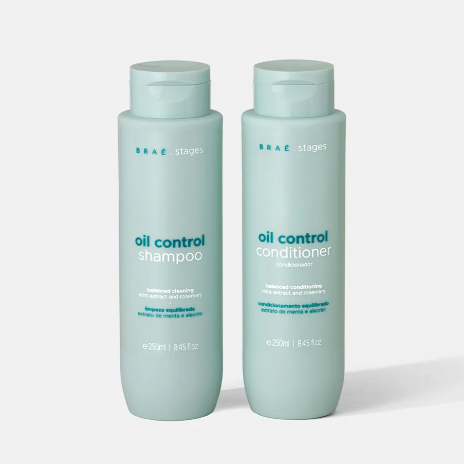 Kit Controle de Oleosidade Braé Stages Shampoo + Condicionador